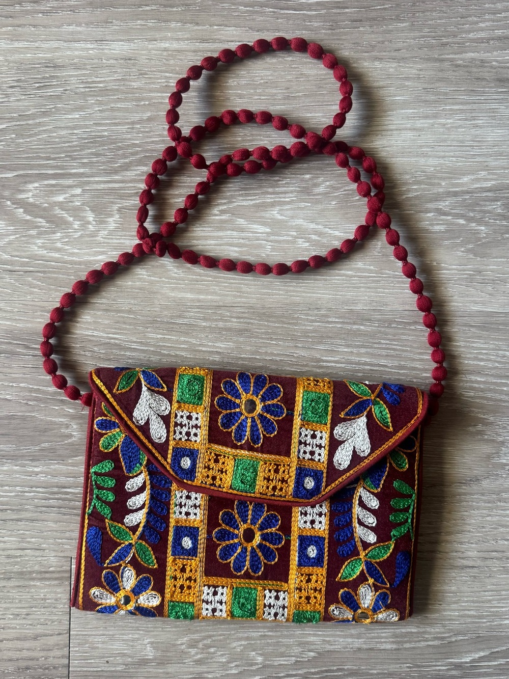 Hand Embroidered Indian Purse
